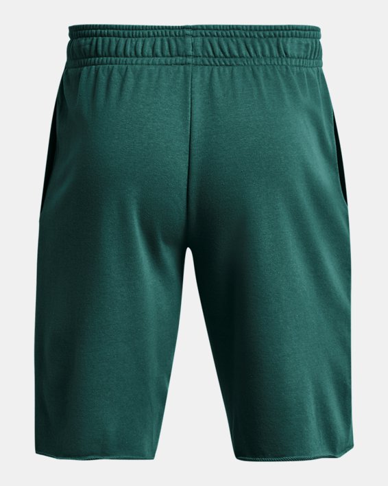 Short UA Rival Terry pour homme, Green, pdpMainDesktop image number 5